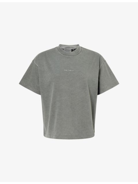 Benton Logo-Embroidered Cotton T-Shirt