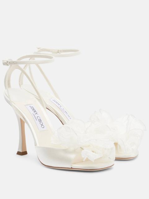 Mimmi satin sandals