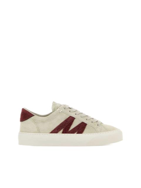 suede low-top trainers