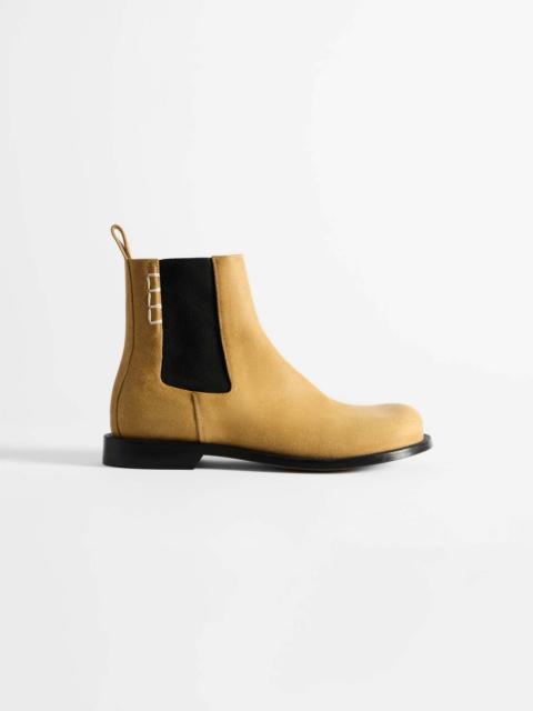 MENS CHELSEA LOAFER BOOTS IN MUSTARD