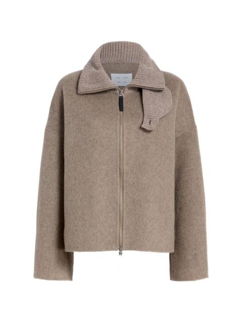 roll neck zip Carina jacket