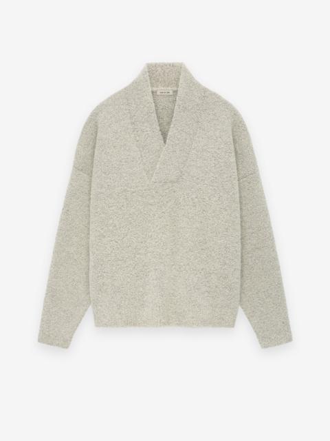 Wool Mohair V-Neck Sweater