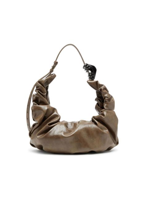 large Grab-D gathered shoulder bag