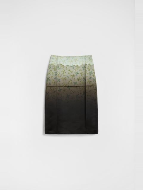 Silk Printed Skirt