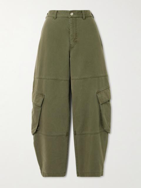 The Bubble High-rise Barrel-leg Jeans