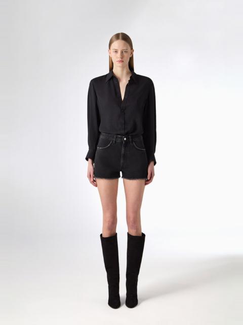 BLOUSE 104 BLACK MONOGRAM