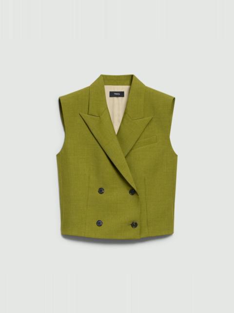 Double-Breasted Vest in City Twill