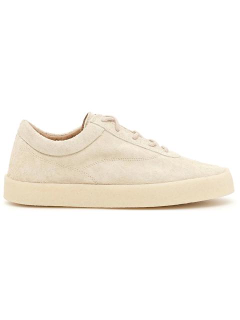 Yeezy Crepe Sneaker Season 6 Thick Shaggy Suede Chalk
