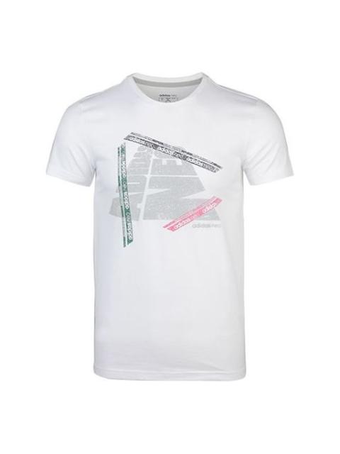 adidas neo M Fsves Printing Short Sleeve White FP7302