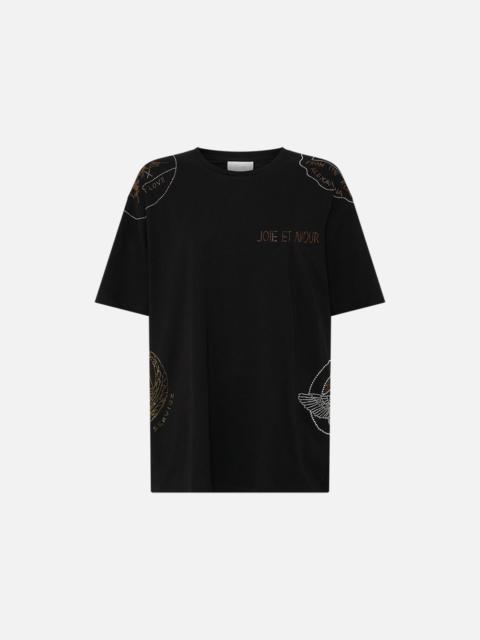 OVERSIZED BAND TEE - BLACK