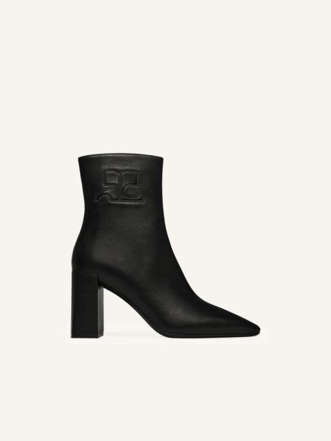 HERITAGE SHADOW LEATHER ANKLE BOOTS