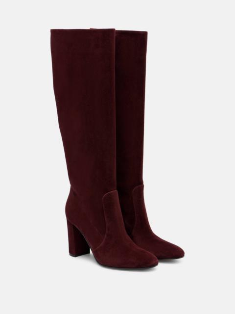 Glen 45 suede knee-high boots