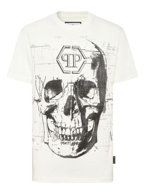 skull-embellished T-shirt
