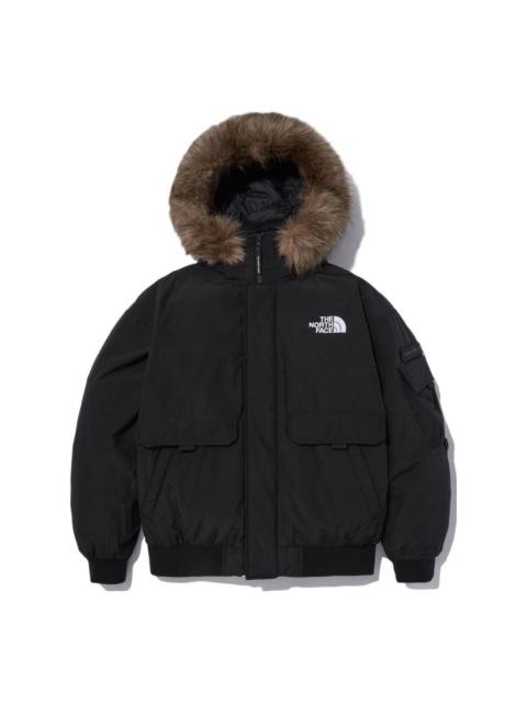 THE NORTH FACE Logo Polar Air Down Bomber Jacket 'Black' NJ1DN86A