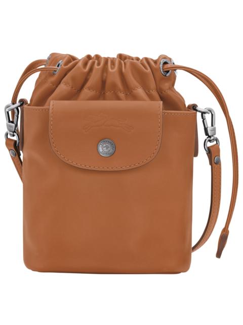 Le Pliage Xtra XS Bucket bag Cashew - Leather
