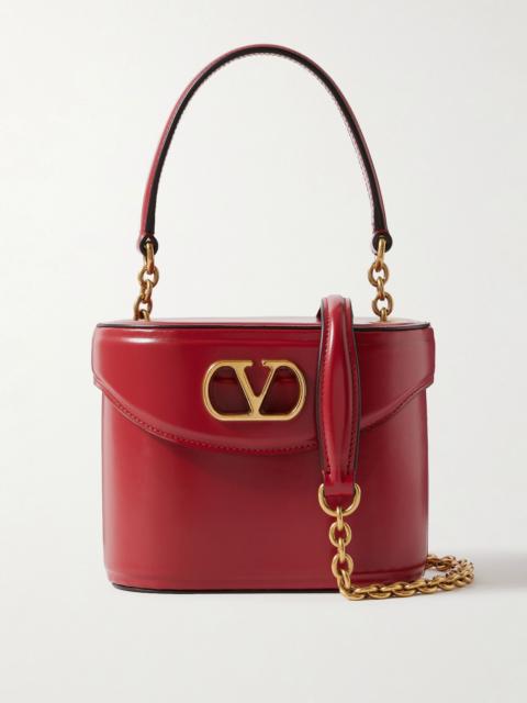Vain leather shoulder bag Red