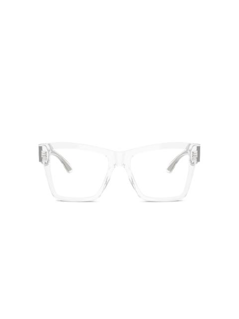 cat-eye frame glasses