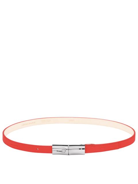 Le Roseau Ladies' belt Vermilion - Leather