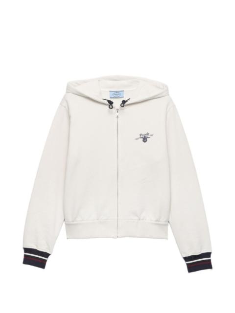 cotton zipper hoodie