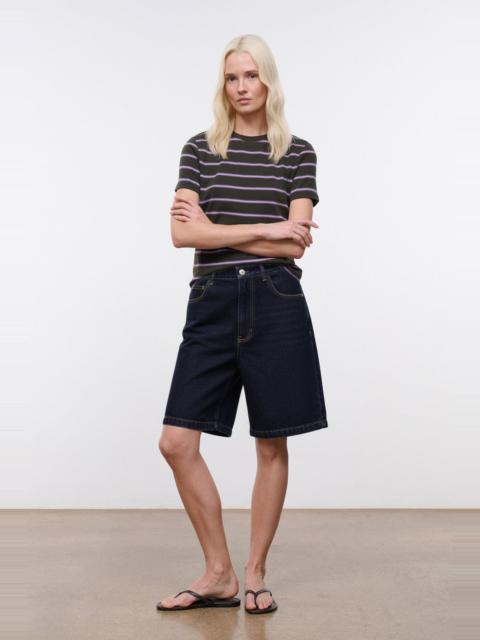 STAUD TREVOR BERMUDA SHORT INDIGO