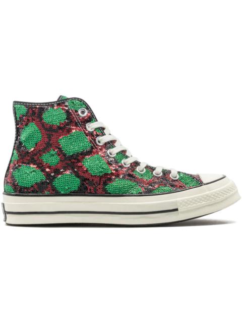 Converse Converse Chuck Taylor All Star 70 Hi Snake Pattern Red Green ...