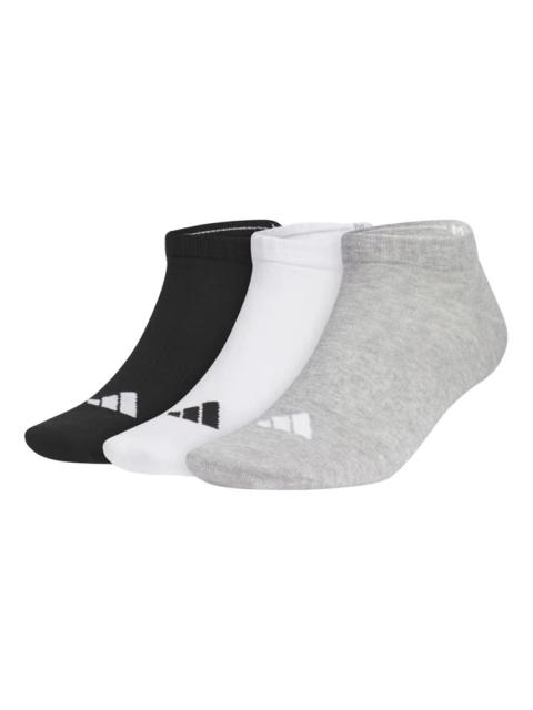 adidas SPW Low Socks 3 Pack 'Grey Black White' JC9266