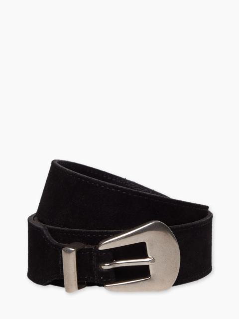 FORTELA PHOENIX SUEDE LEATHER BELT BLACK