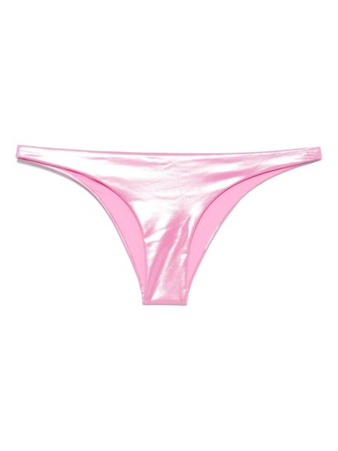 laminated jersey bikini bottom