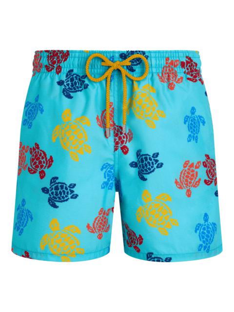 Men Swim Shorts Ronde des Tortues Tricot - Vilebrequin x Falke