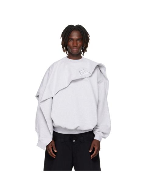 Black Double Layered Sweatshirt