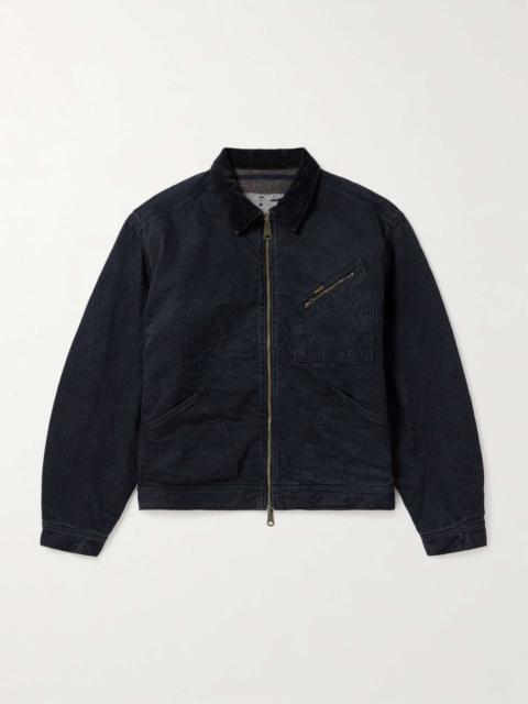 Reversible Jacquard and Denim Jacket