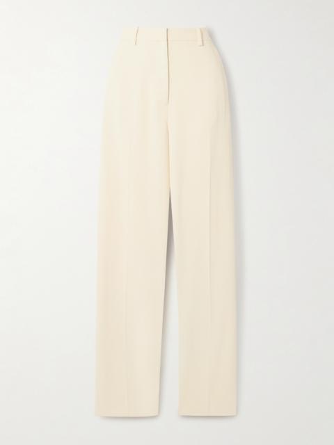 Carolyn Twill Straight-leg Pants