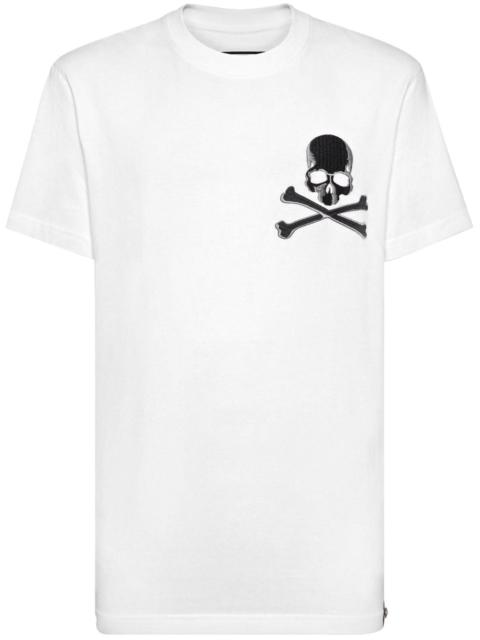 skull-print cotton T-shirt