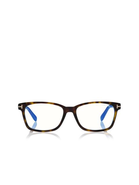 BLUE BLOCK CLASSICAL RECTANGULAR OPTICALS