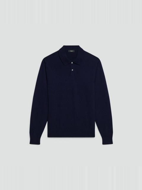Goris Long-Sleeve Polo Shirt in Cashmere