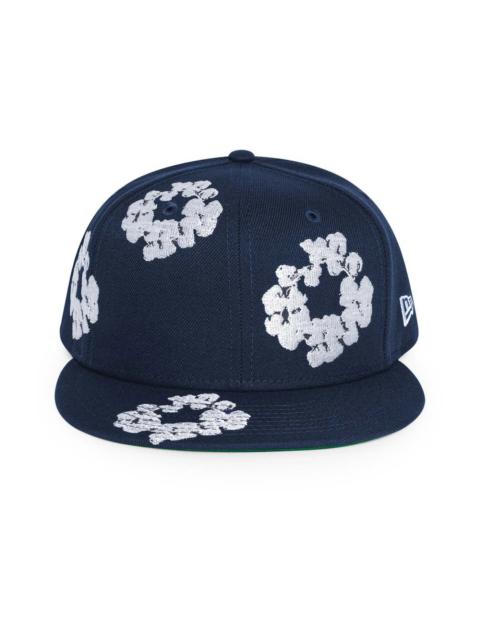 Denim Tears New Era Cotton Wreath 59/50 Cap Navy