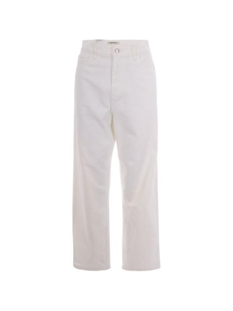 W' Brandon logo-patch jeans