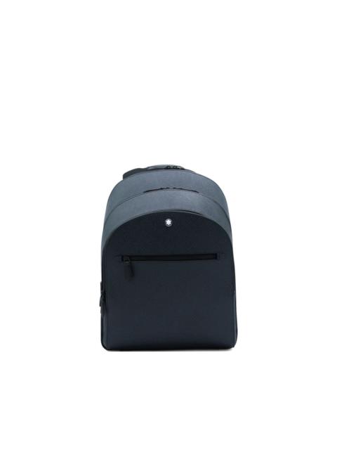 medium zip leather backpack