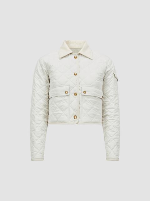 Chitre Diamond-Quilted Padded Shirt Jacket