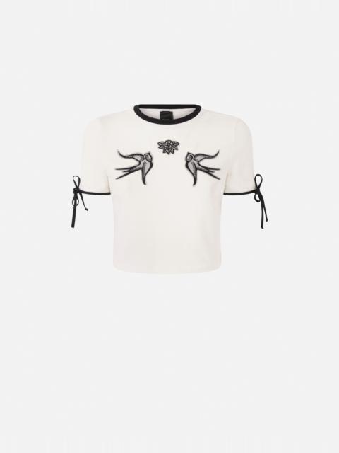 CROPPED LOVE BIRDS T-SHIRT