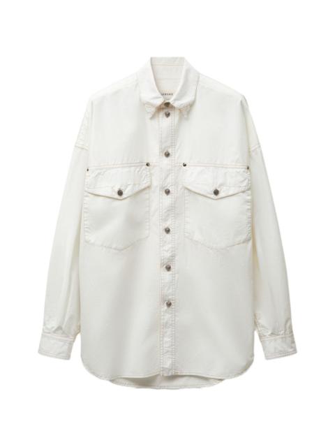 cotton-poplin shirt