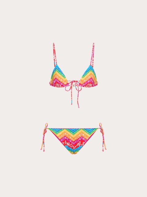 VALENTINO CHEVRON LYCRA BIKINI 24