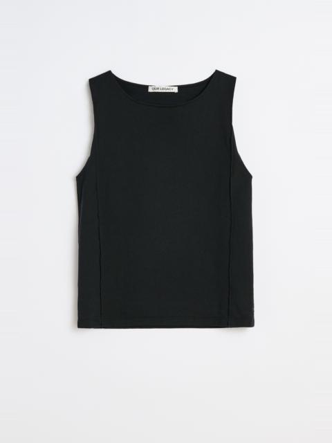 Our Legacy Lounge Top Cut Fairisle Ink Band Jersey