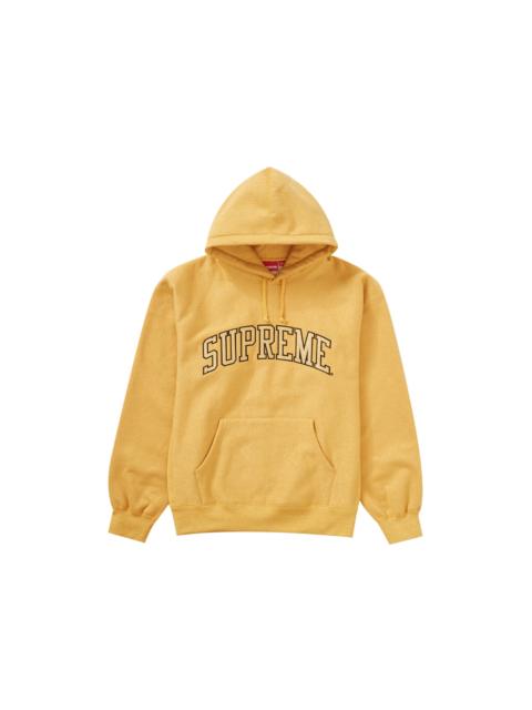 Supreme Metallic Arc Hooded Sweatshirt (SS23) Gold