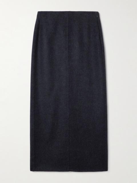 Wool Midi Skirt