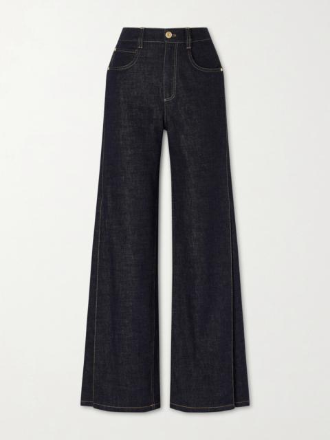 High-rise Wide-leg Jeans
