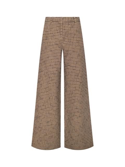 Pilar Tweed Wide-Leg Pant
