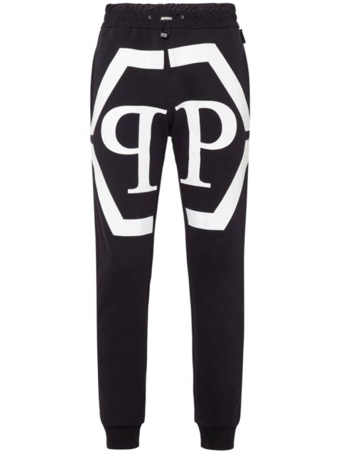 logo-print track pants