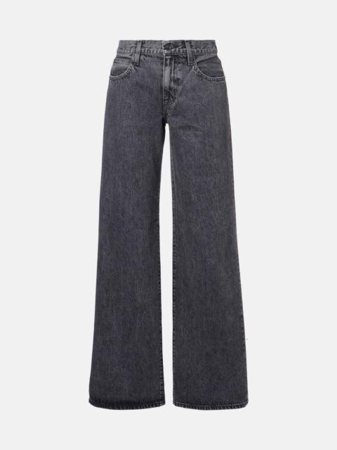 Mika mid-rise wide-leg jeans