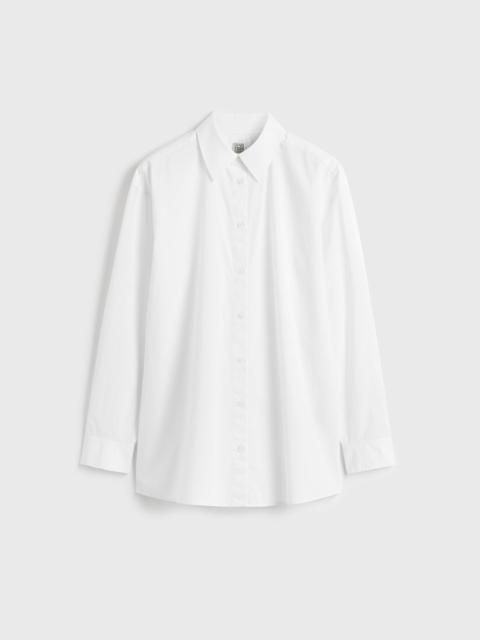 Classic tumbled shirt white